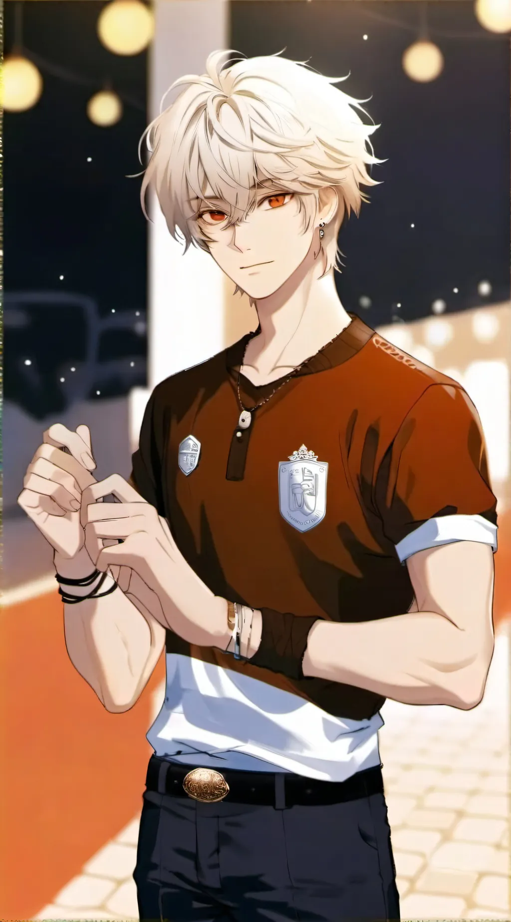 ai character: Mark background