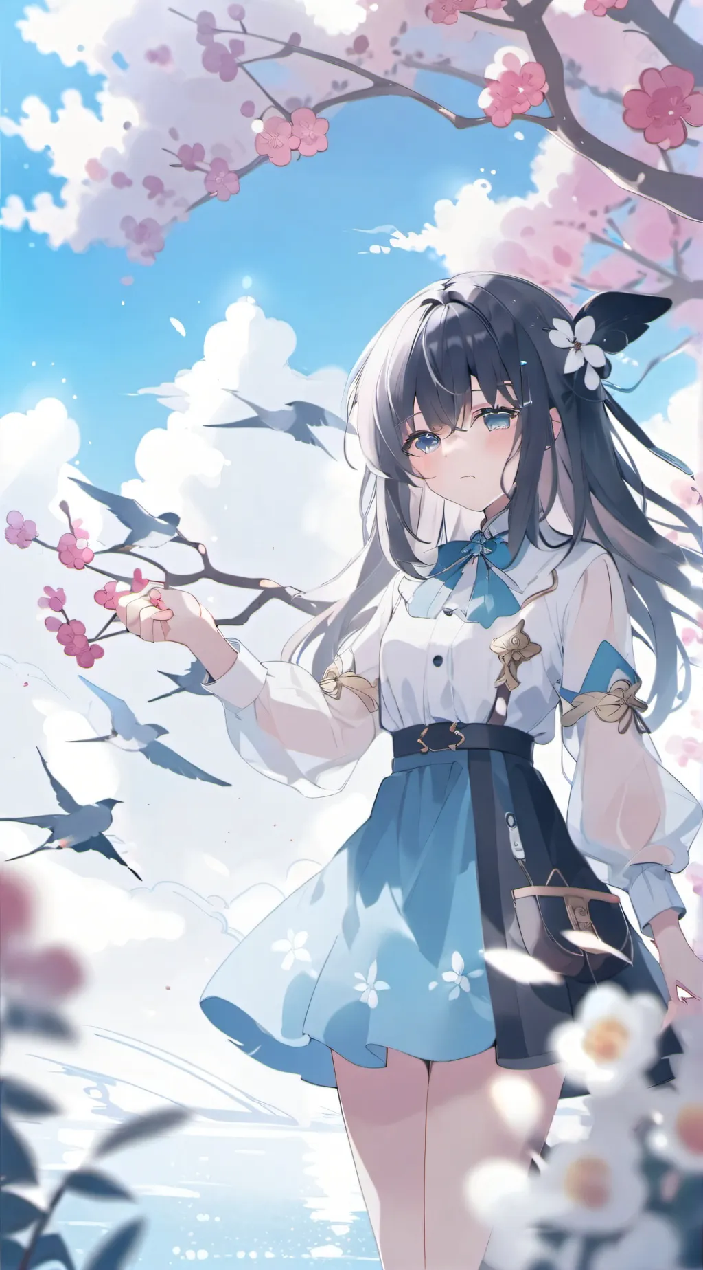 ai character: Ellie💗 background