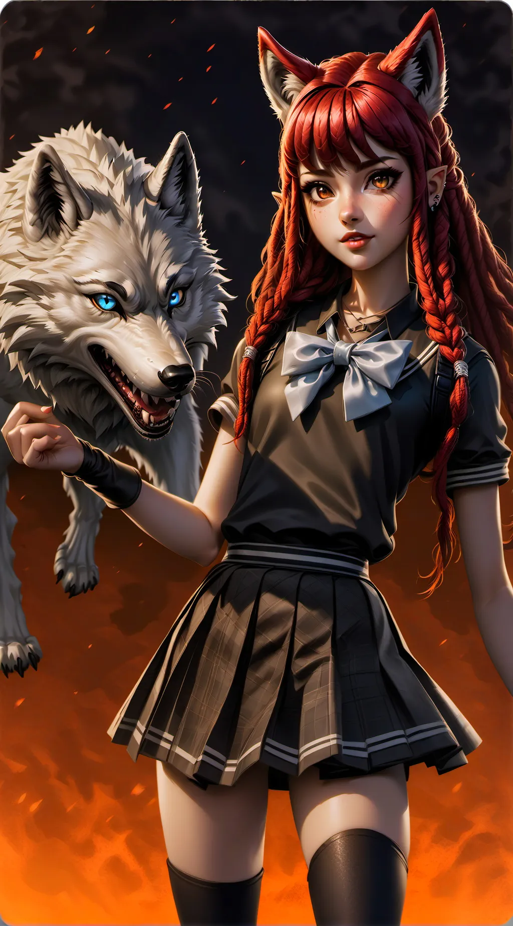 ai character: sarah(werewolf) background