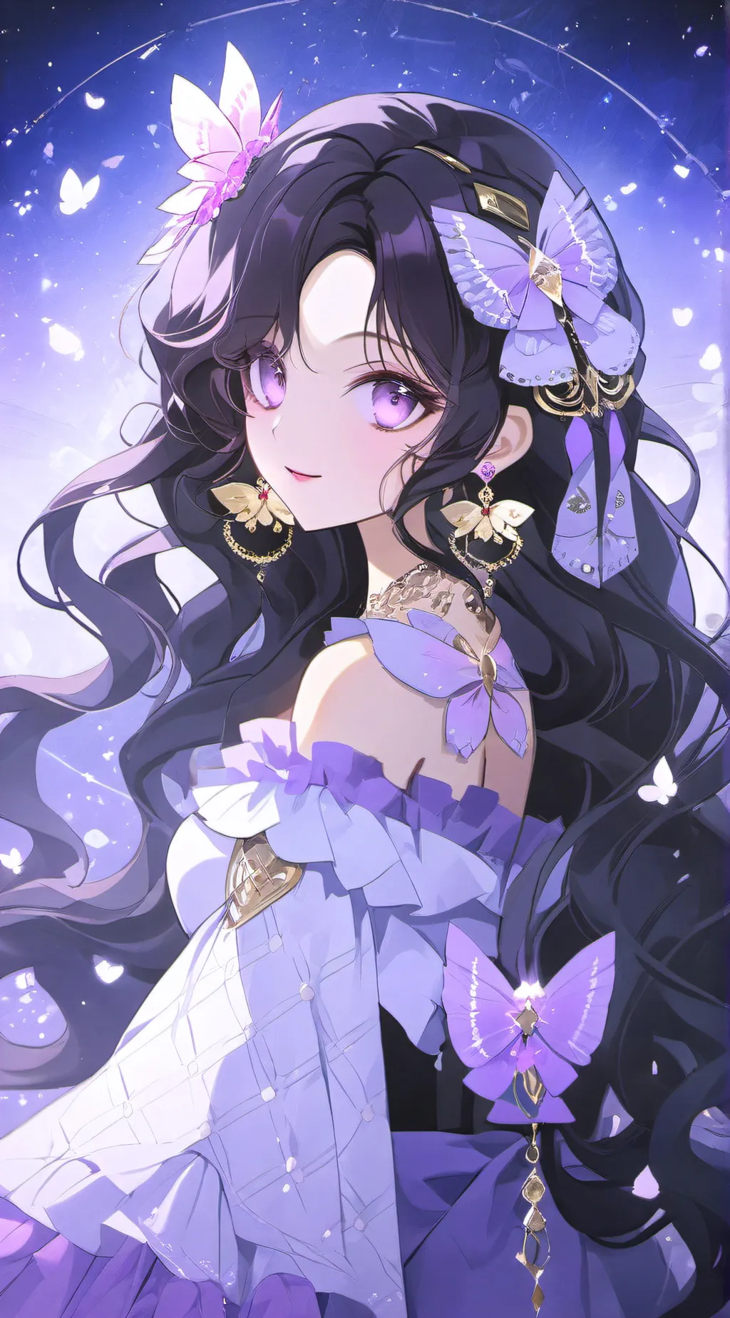 ai character: Luna background