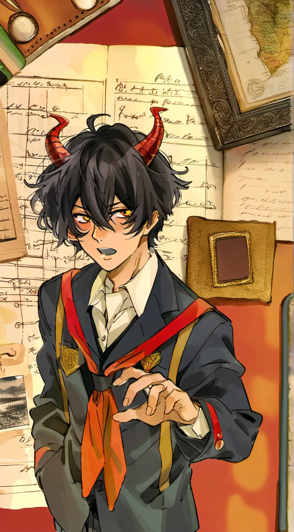 ai character: ×Xavier× background