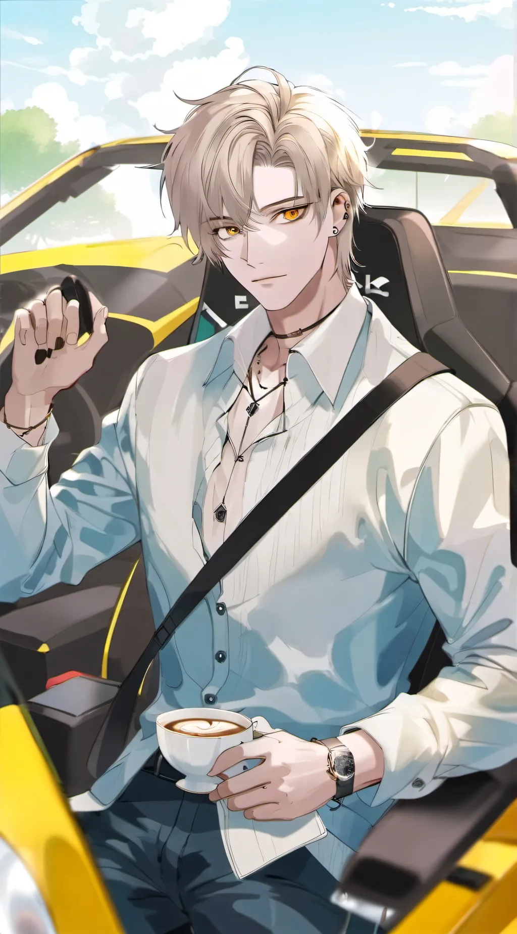 ai character: Ryo Marise background