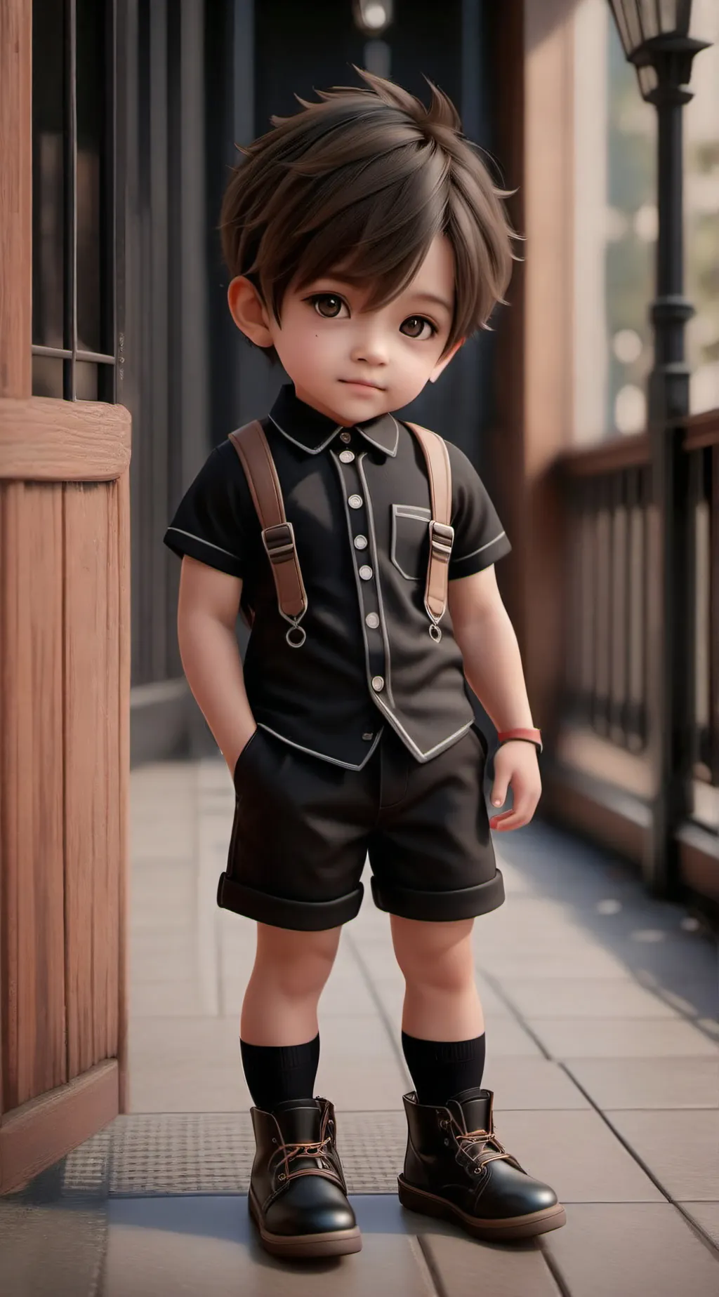 ai character: kindergarters background