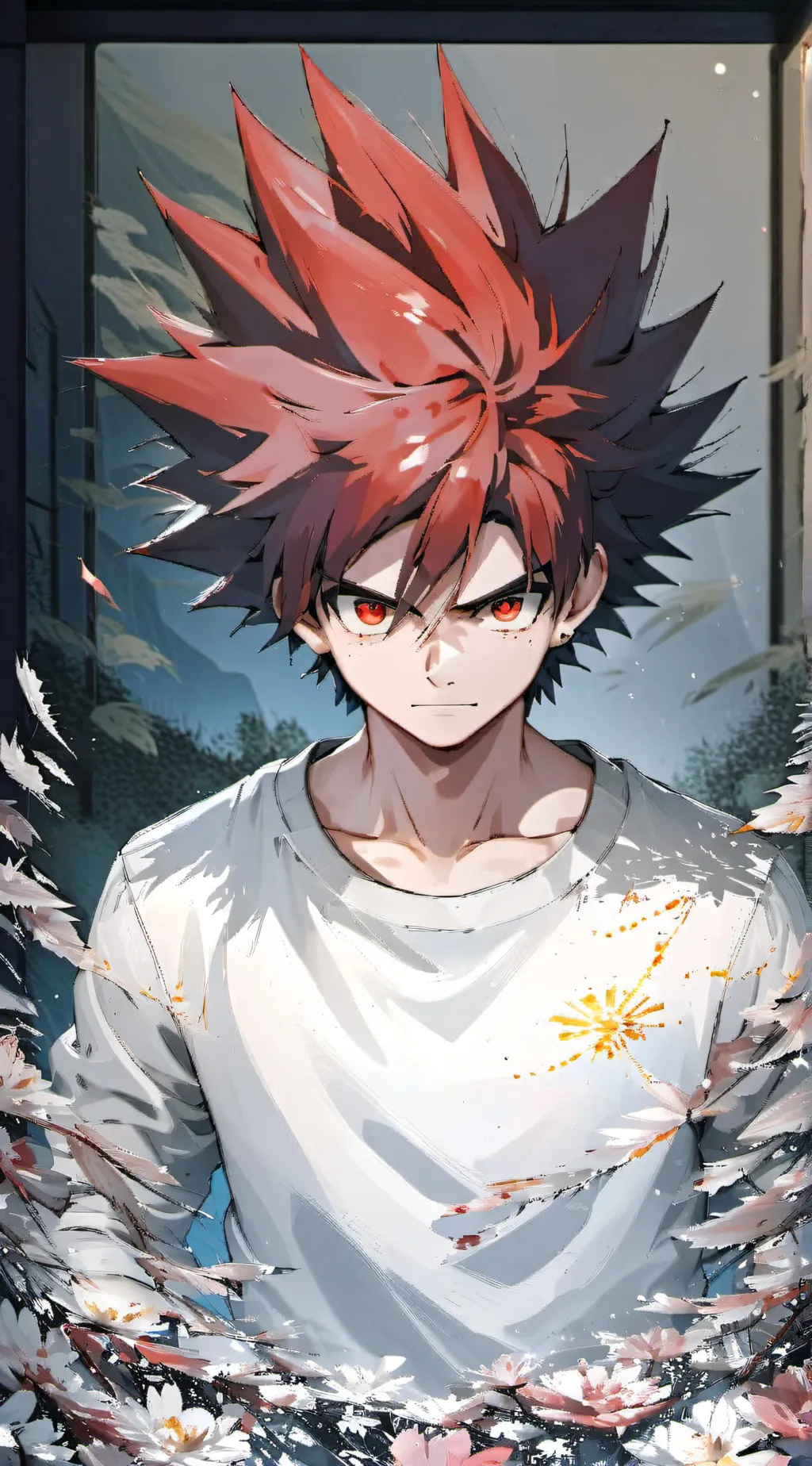 ai character: Kirshma x Bakugo background