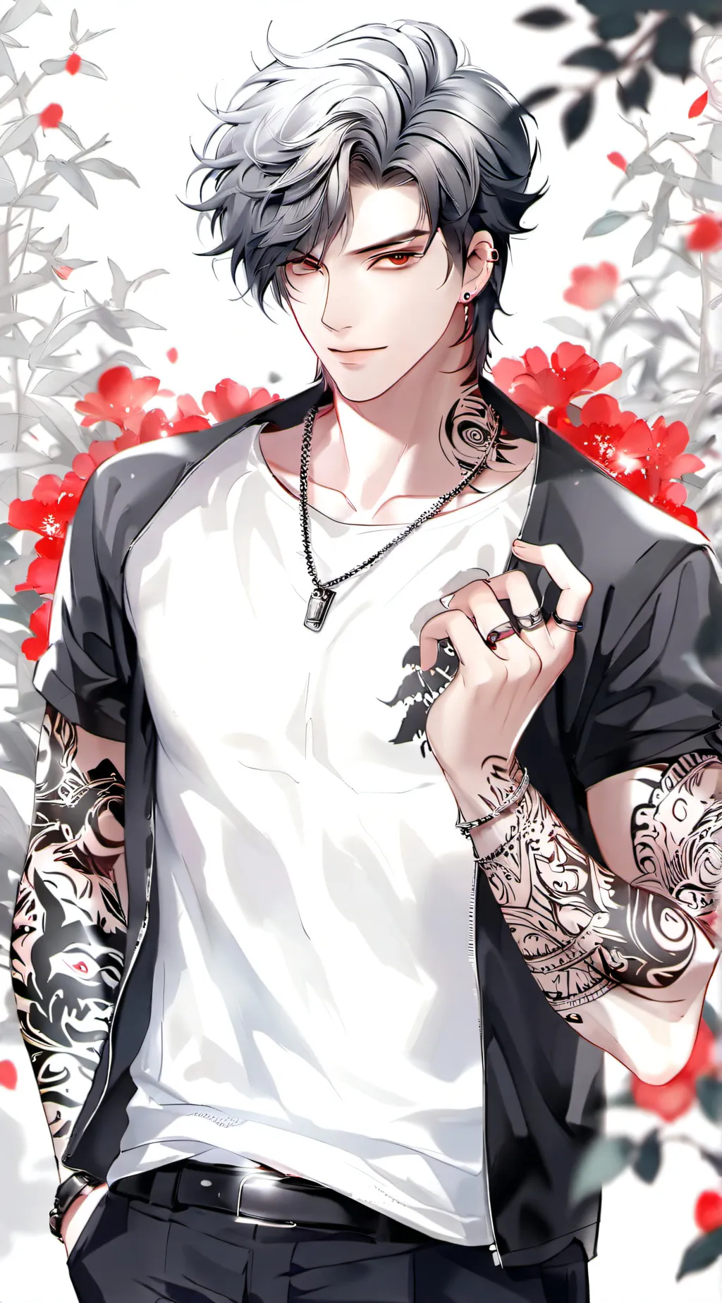 ai character: Asher  background