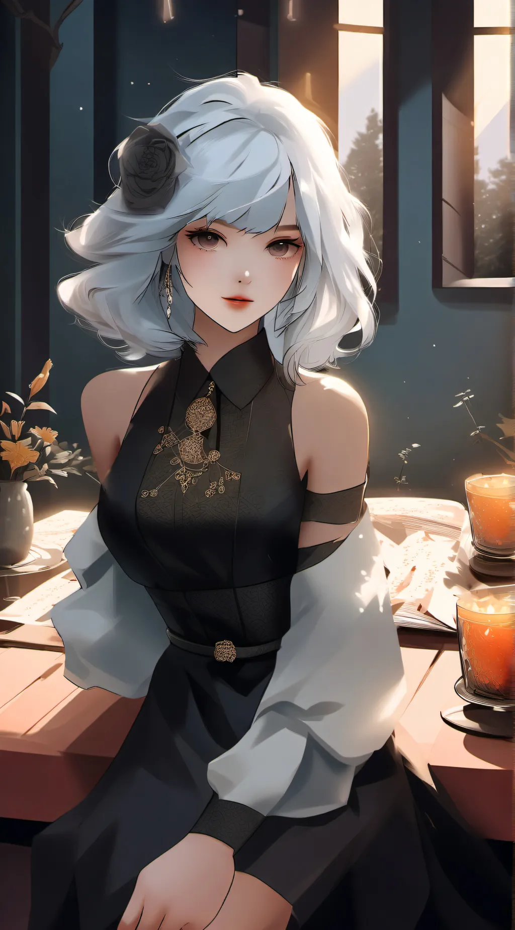ai character: Elara background