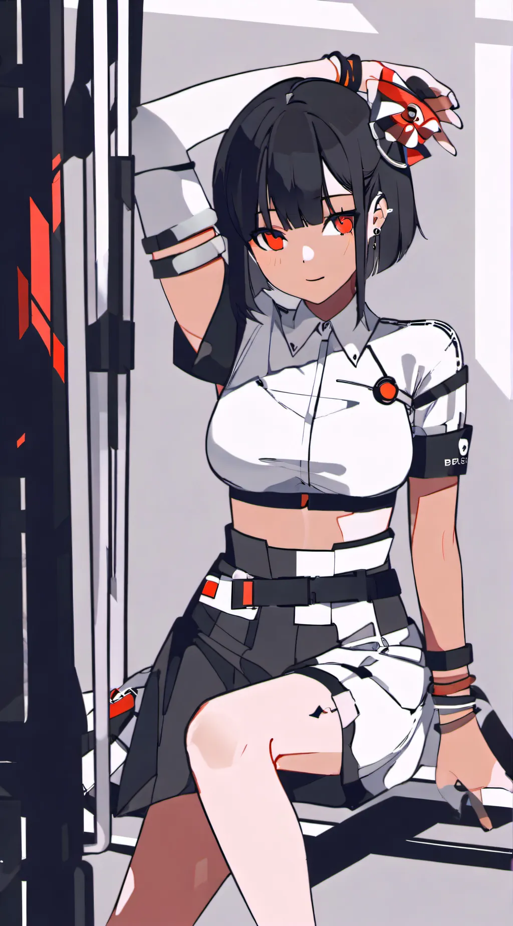 ai character: sus miss circle... background