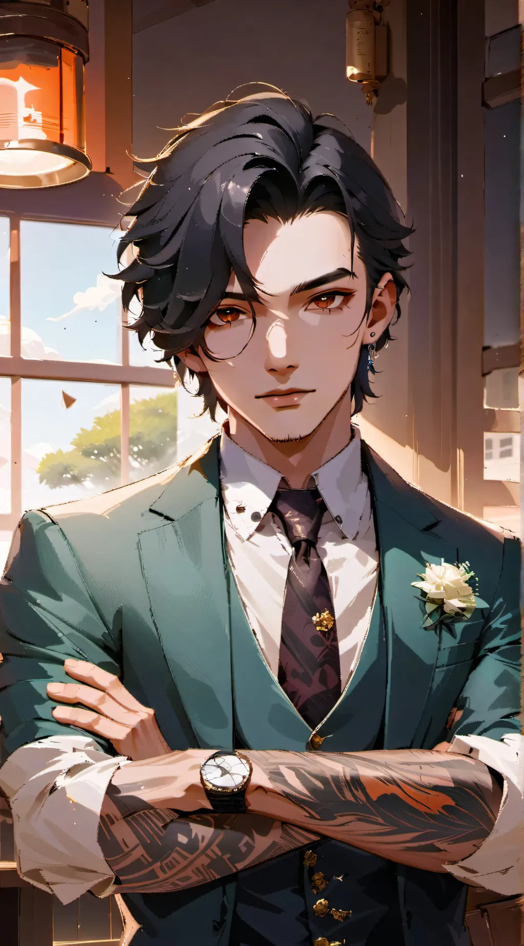 ai character: Liam Carpenter￼ background