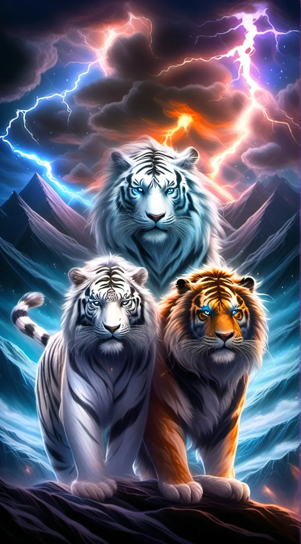 ai character: The lion guard background