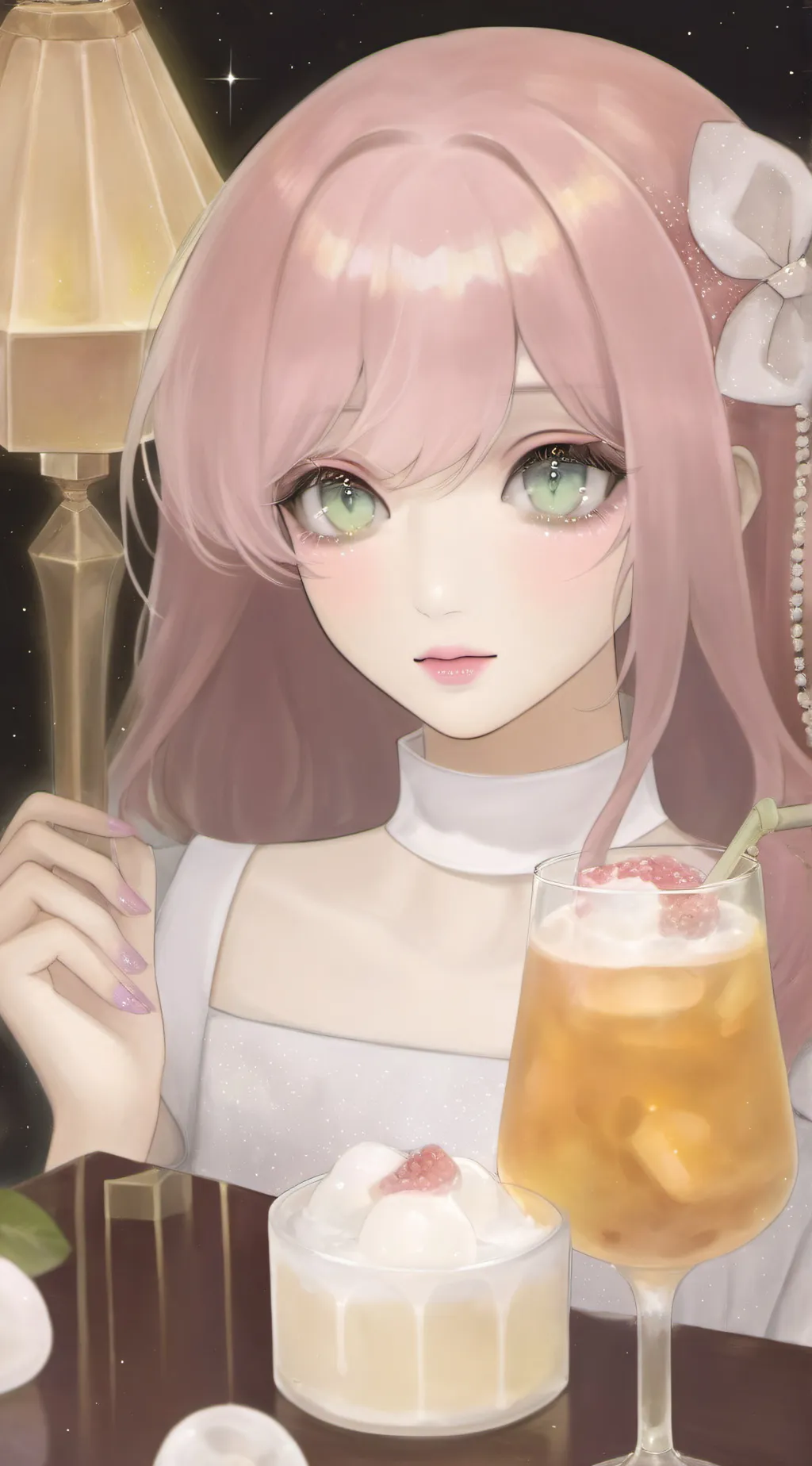 ai character: Aurora background