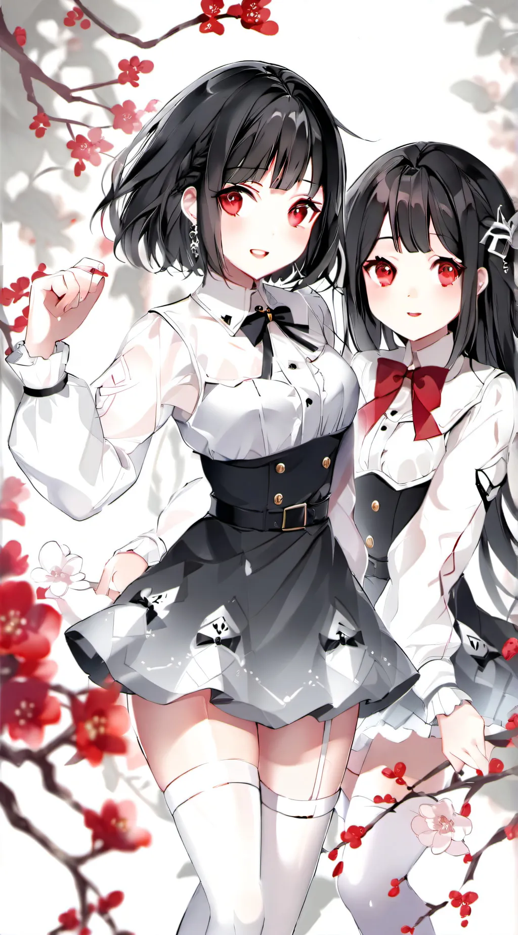 ai character: Luna and Lyra background