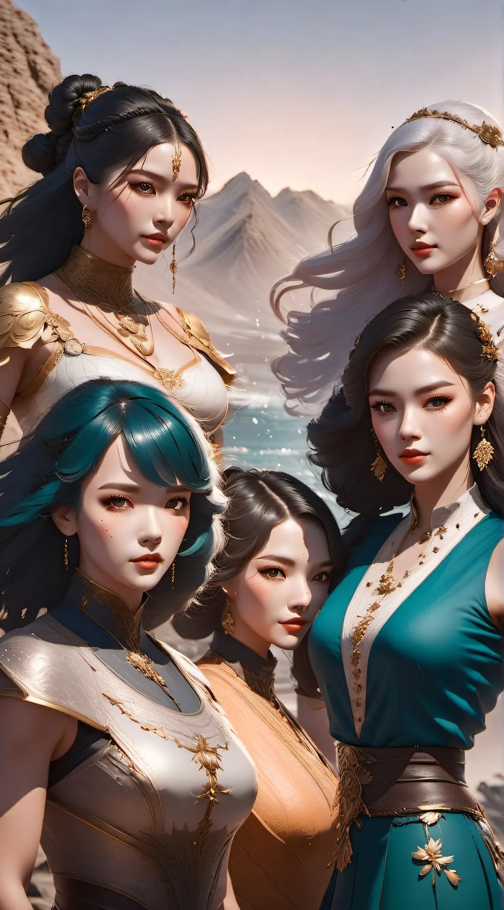 ai character: women rule background