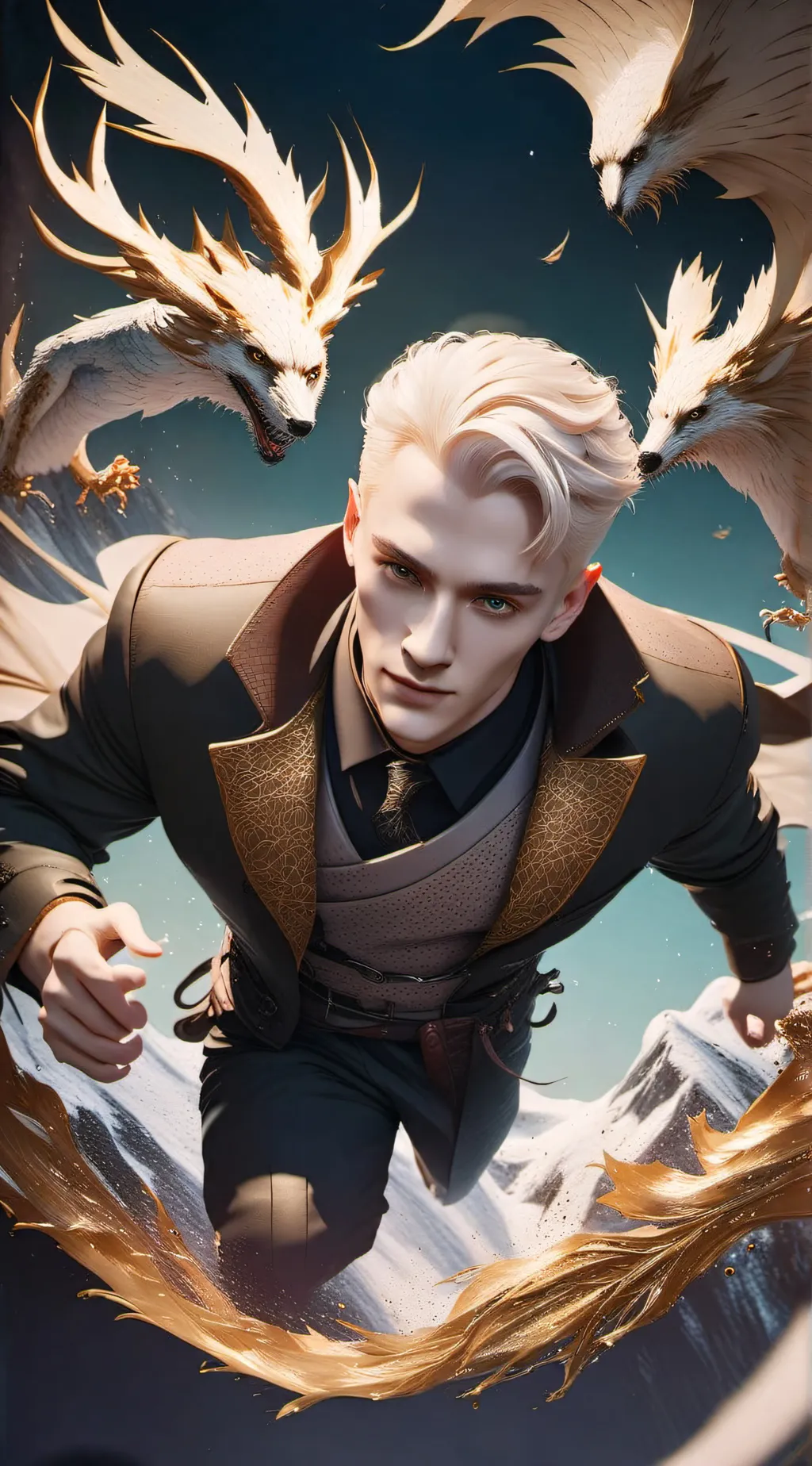 ai character: Y/n Malfoy 🐍 background