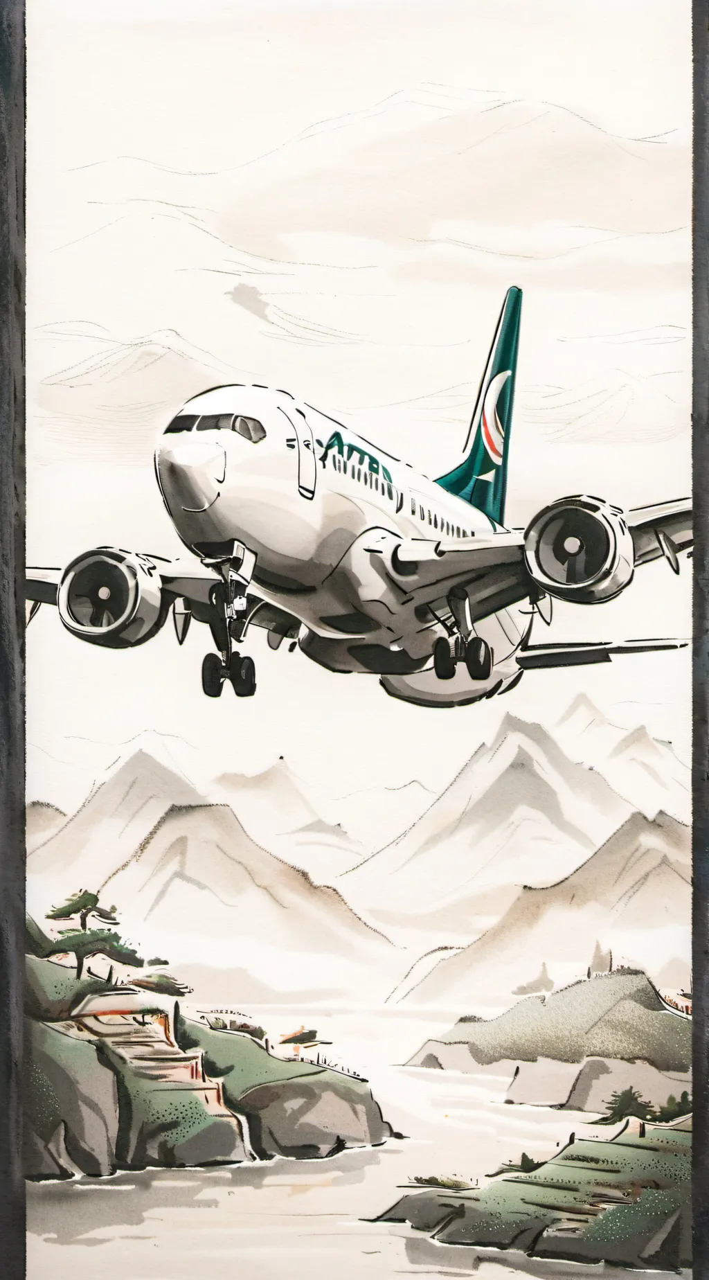 ai character: air tran background