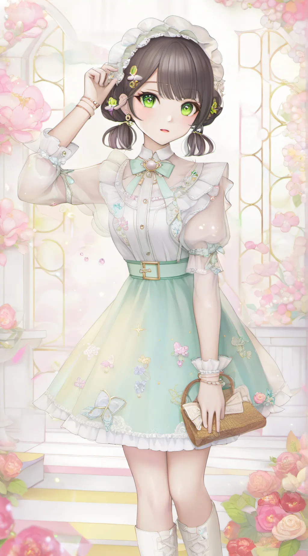 ai character: skz new girl background