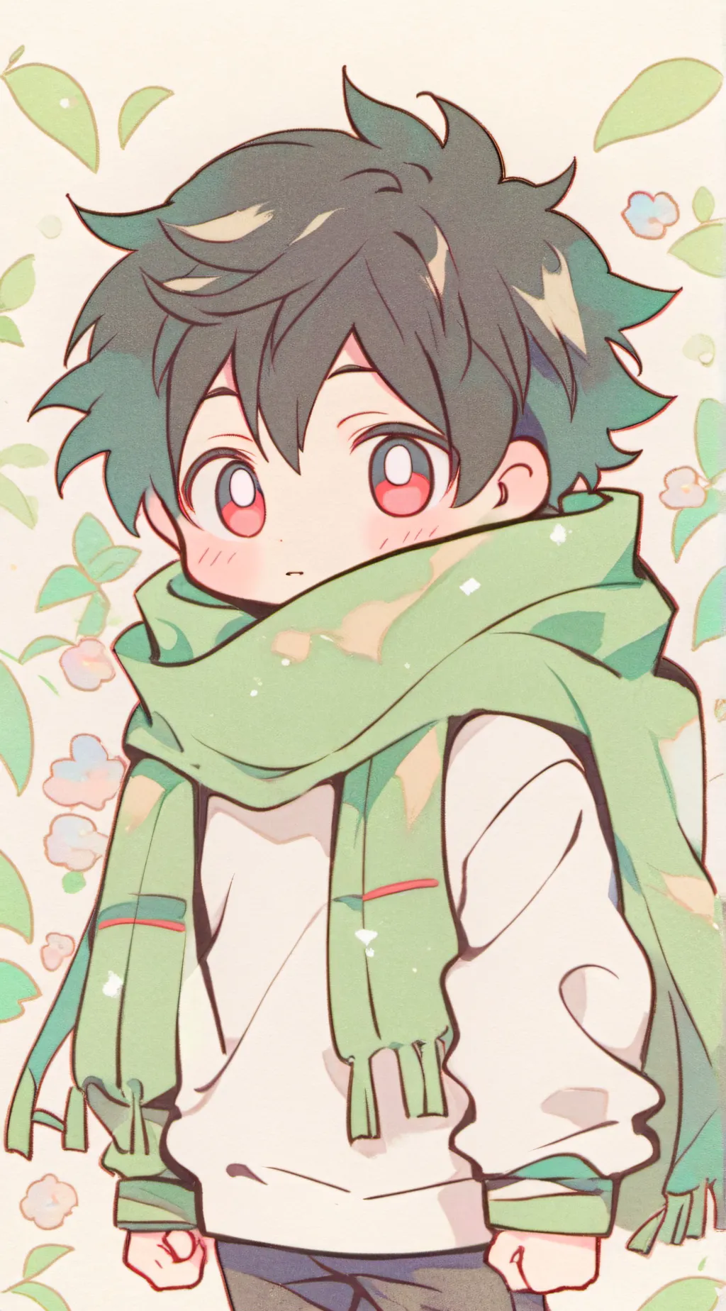 ai character: Deku background