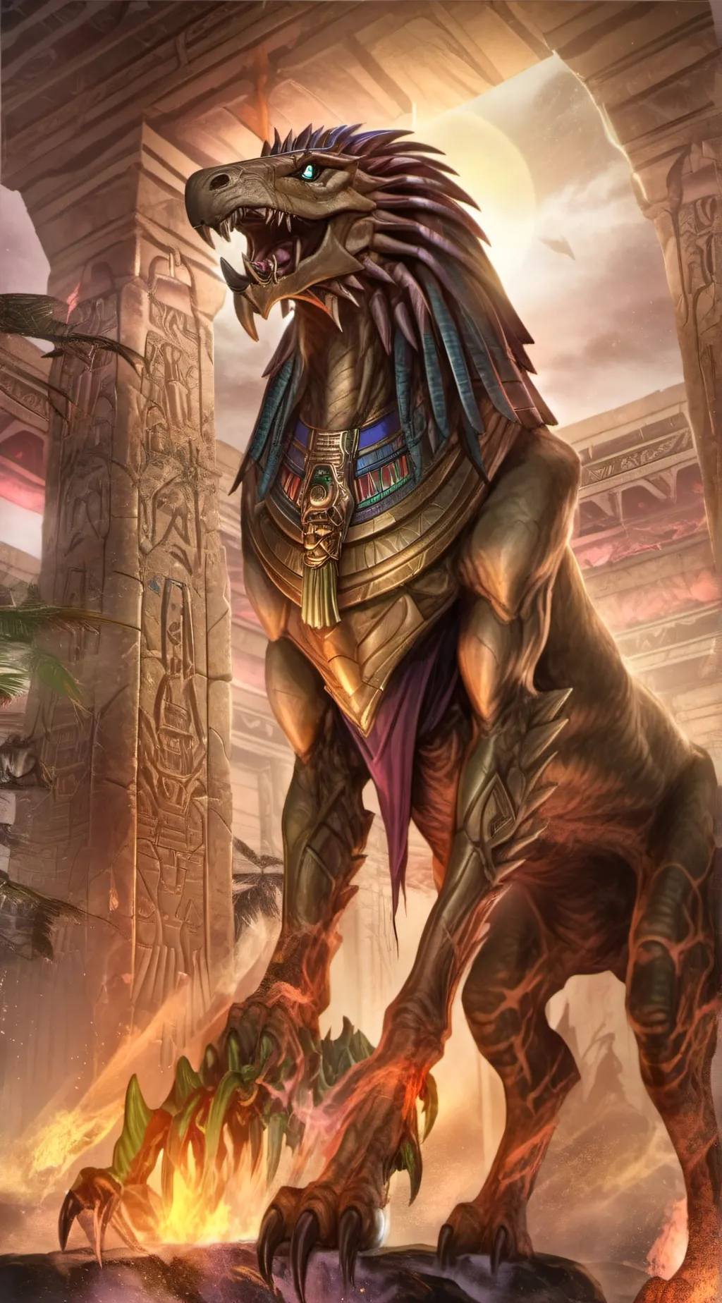 ai character: Ammit background