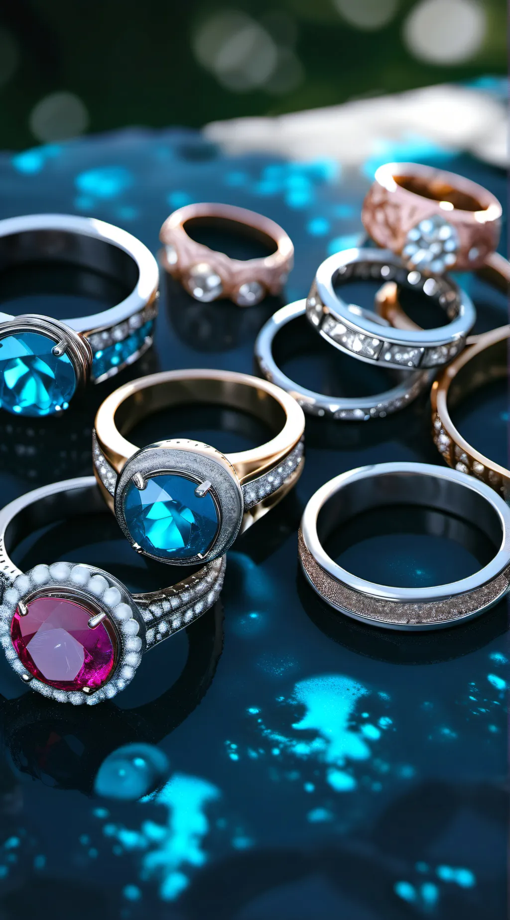 ai character: Hogwarts rings! background