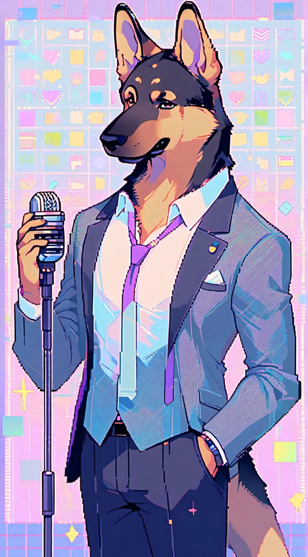 ai character: Rex 🦖 background