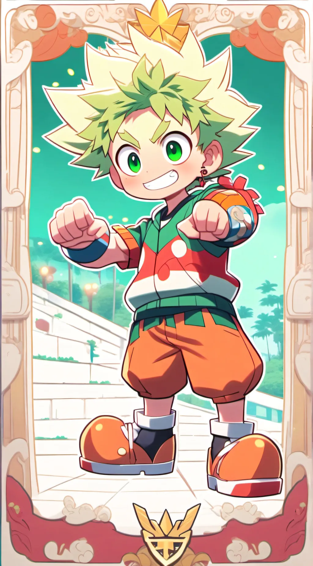 ai character:   Bakugo like you background