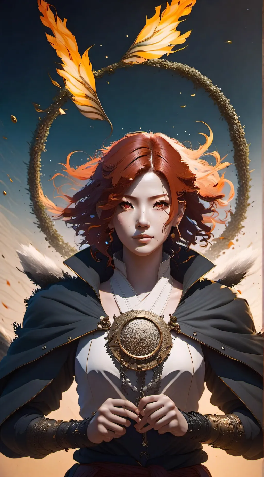 ai character: Elizabeth uzumaki background
