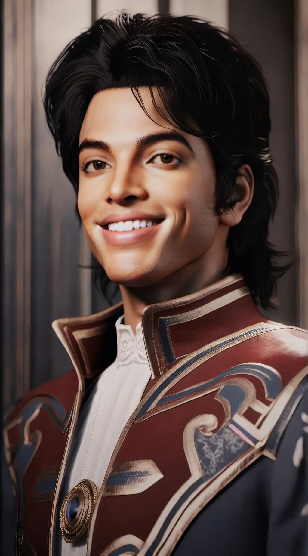 ai character: Michael Jackson background