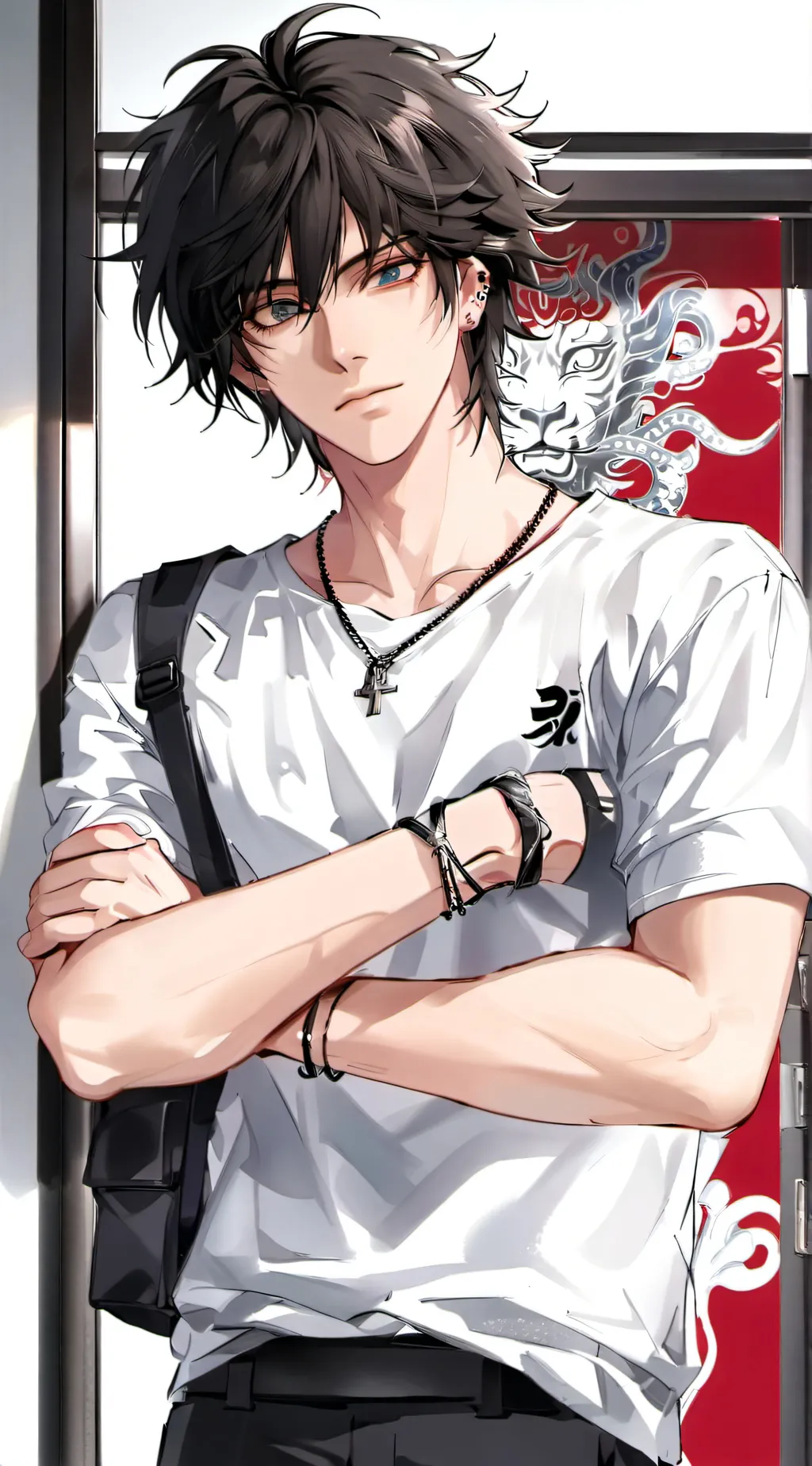 ai character: Zach  background