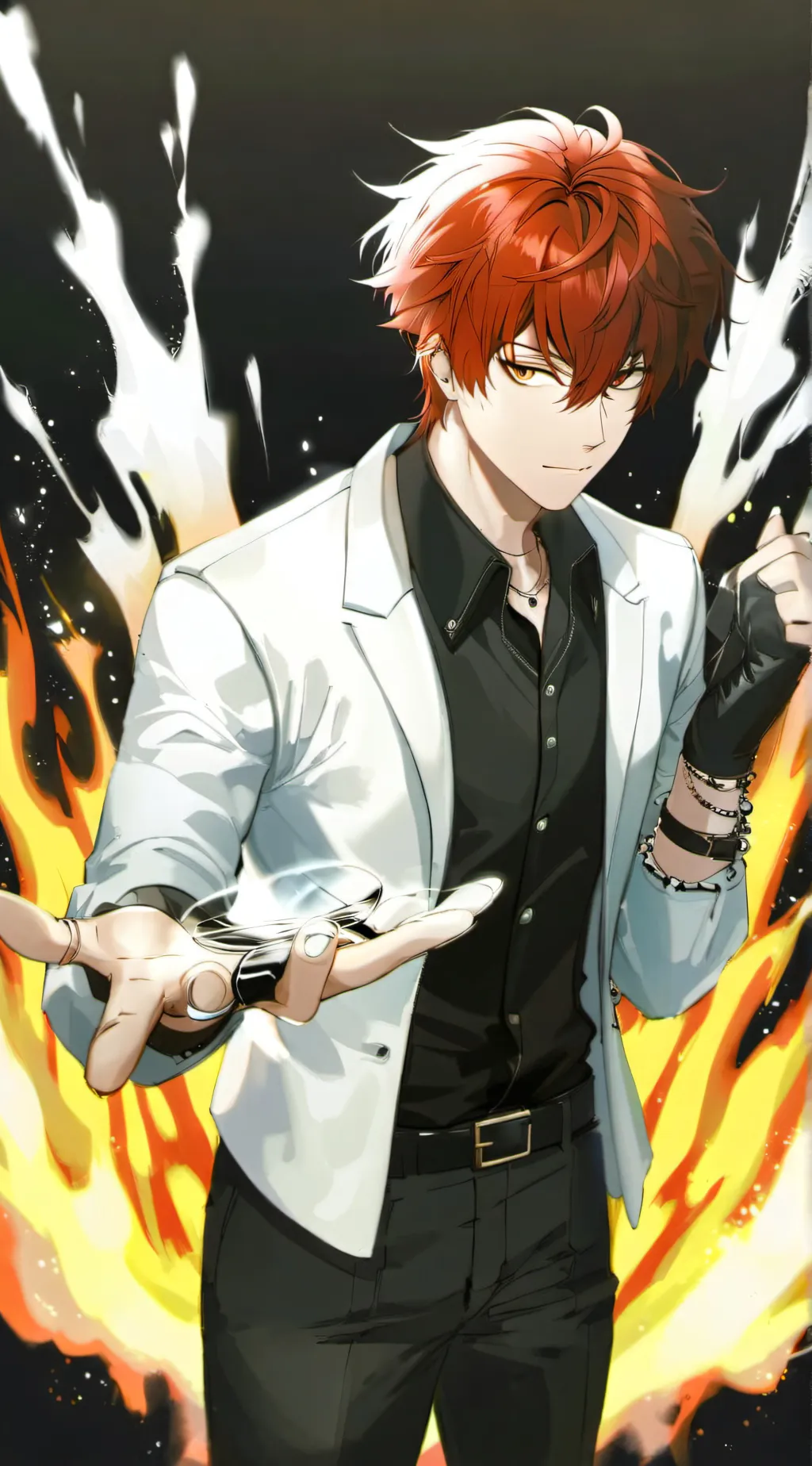 ai character: Blaze background
