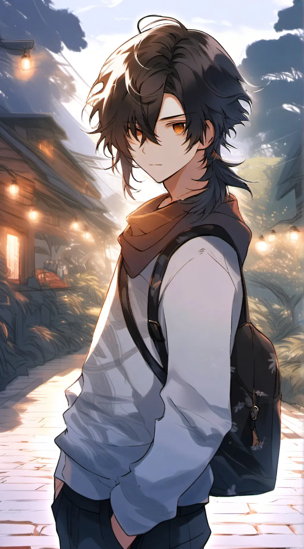 ai character: Leo background