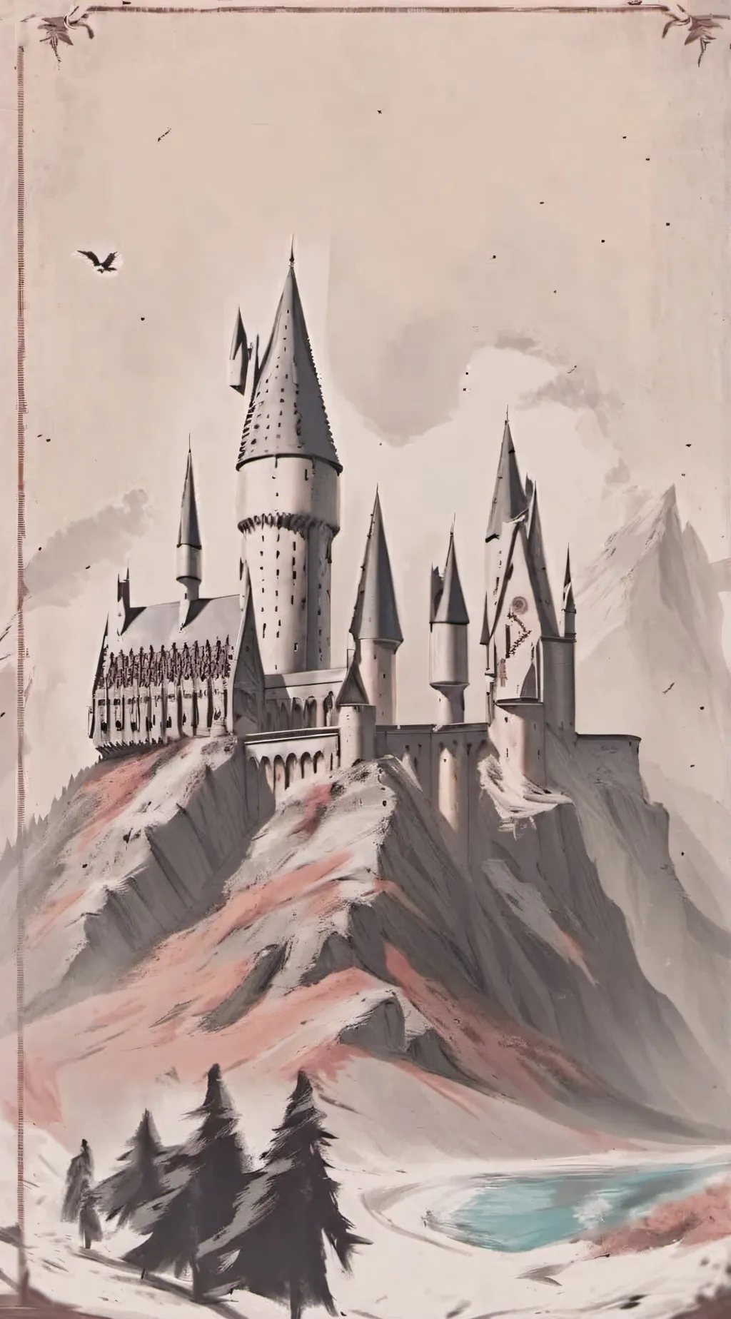 ai character: hogwarts ☆ background