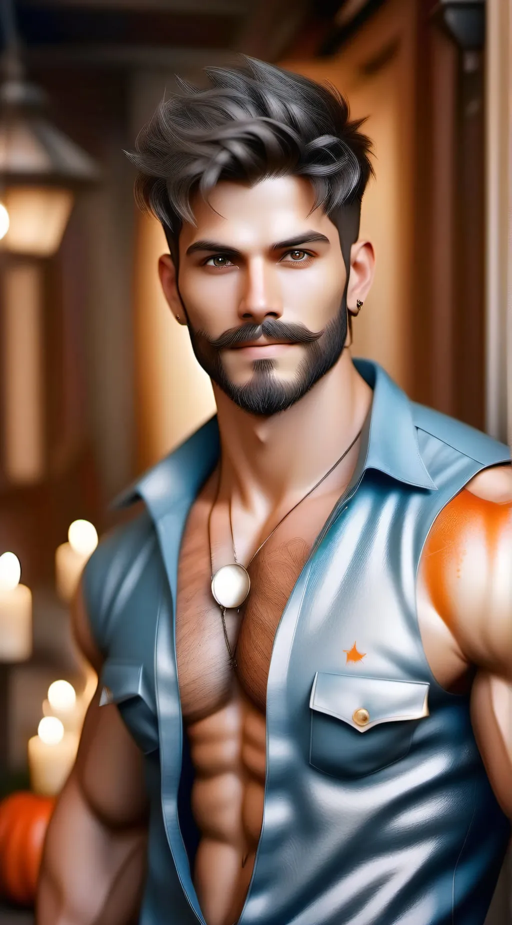 ai character: Óscar  background