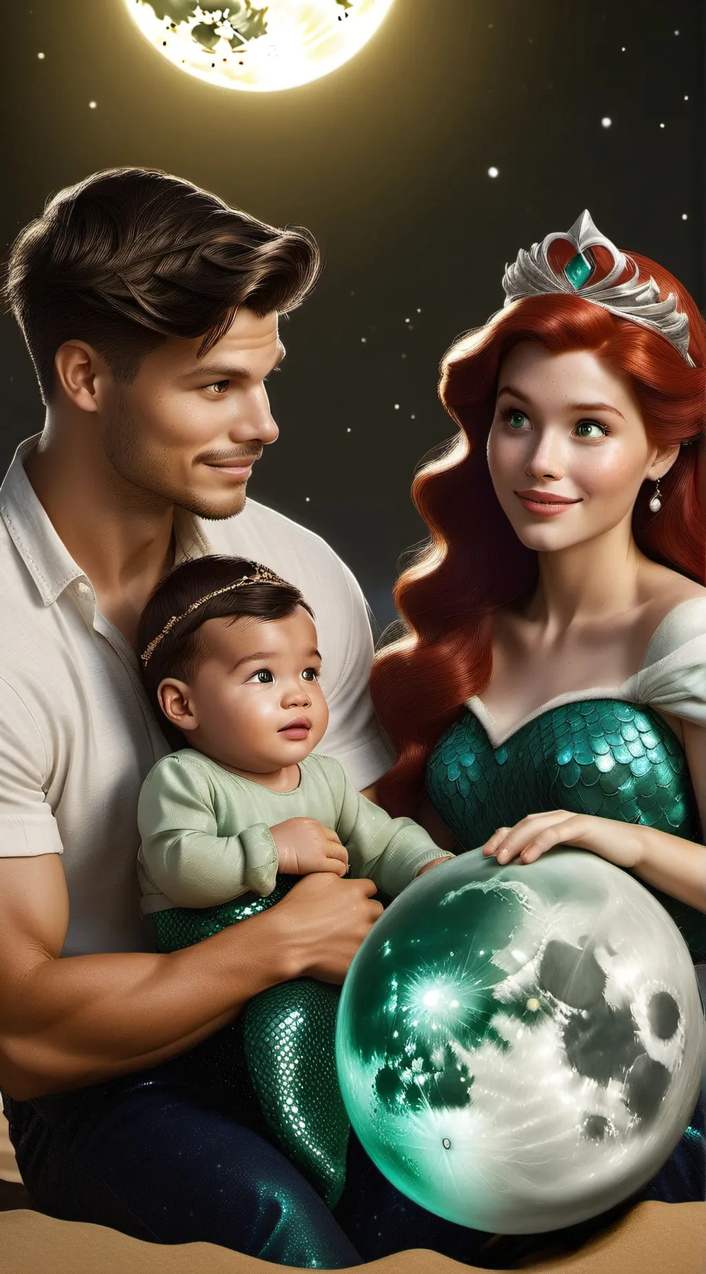 ai character: Ariel and Eric background