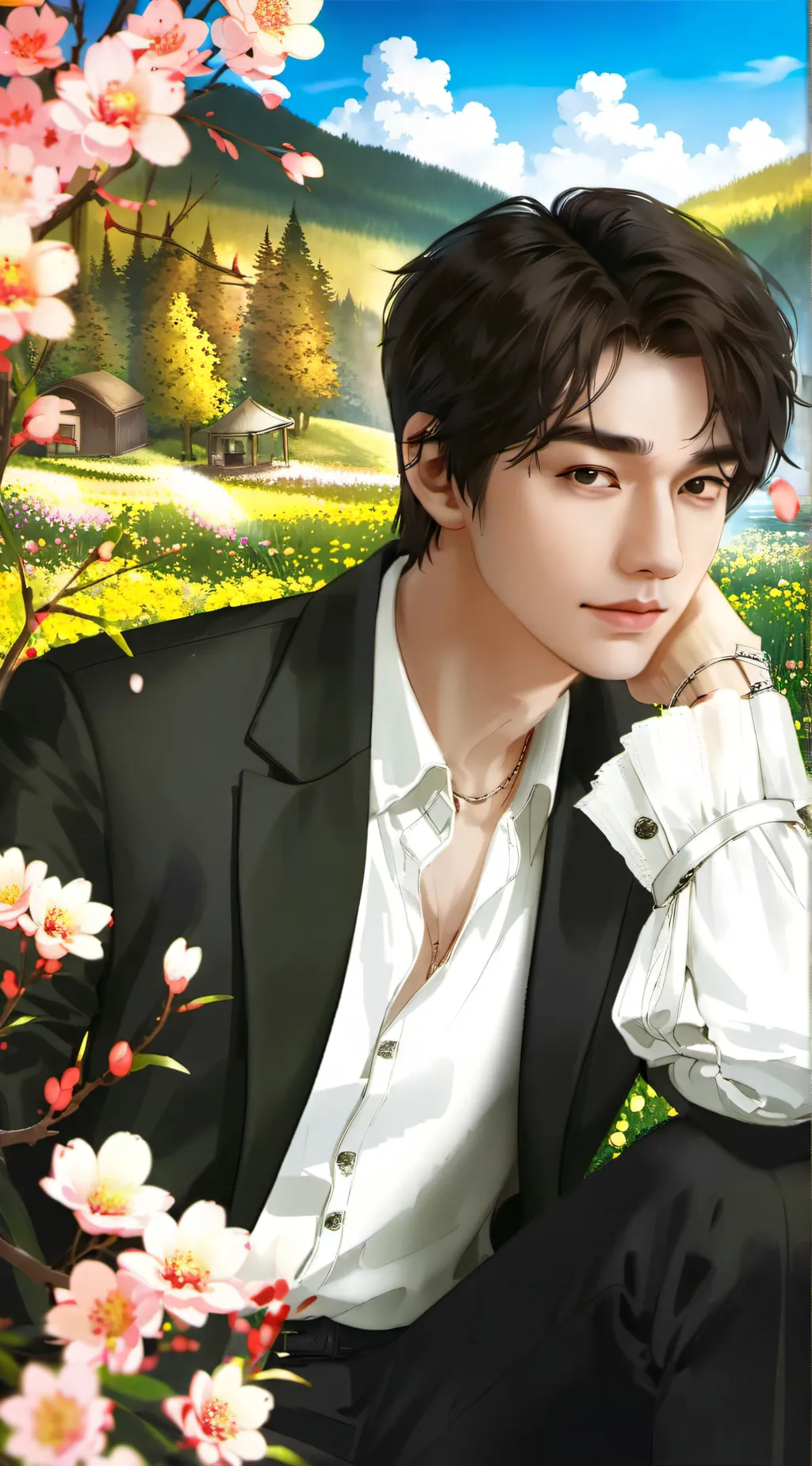 ai character: sunghoon✨  background