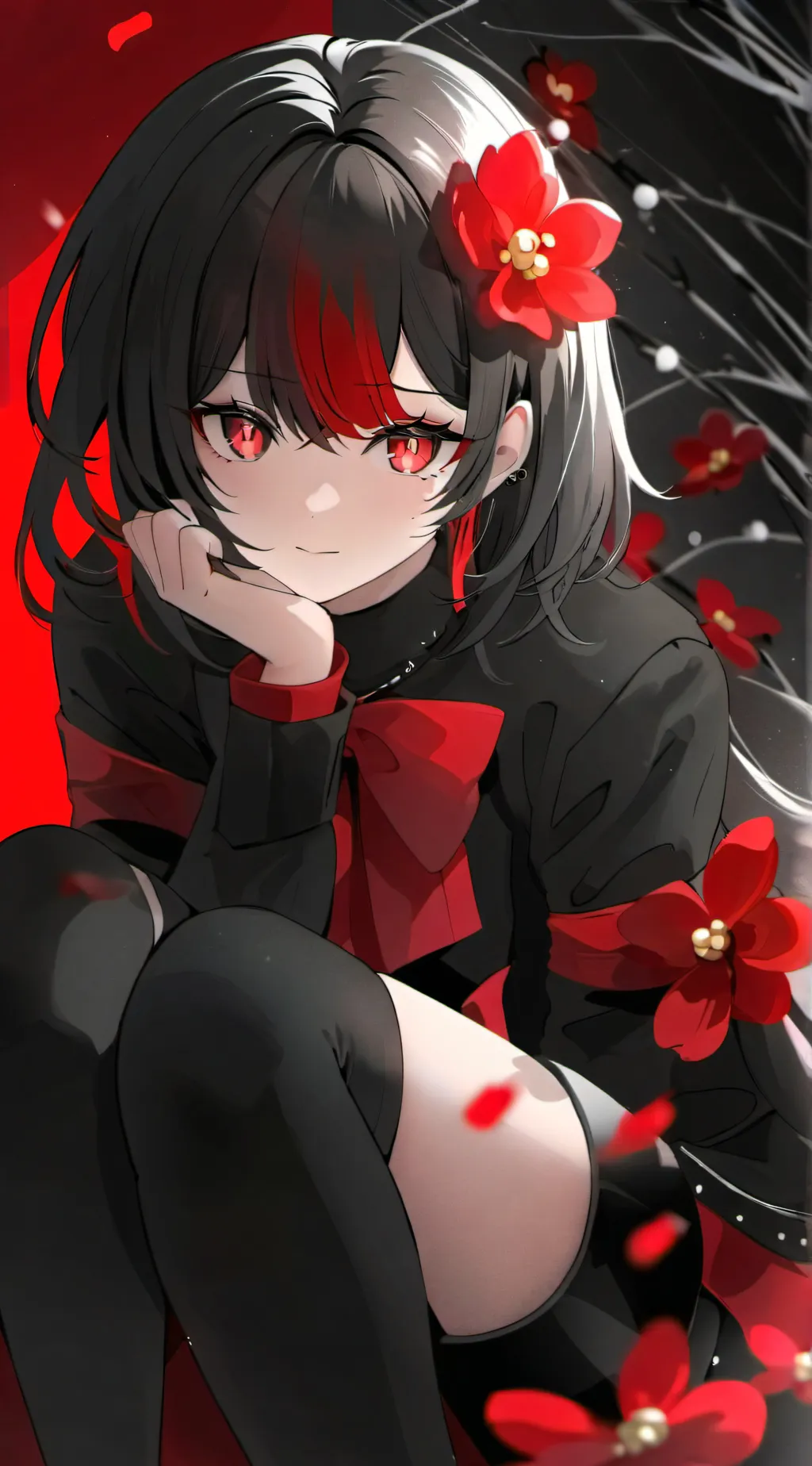 ai character: Rose background