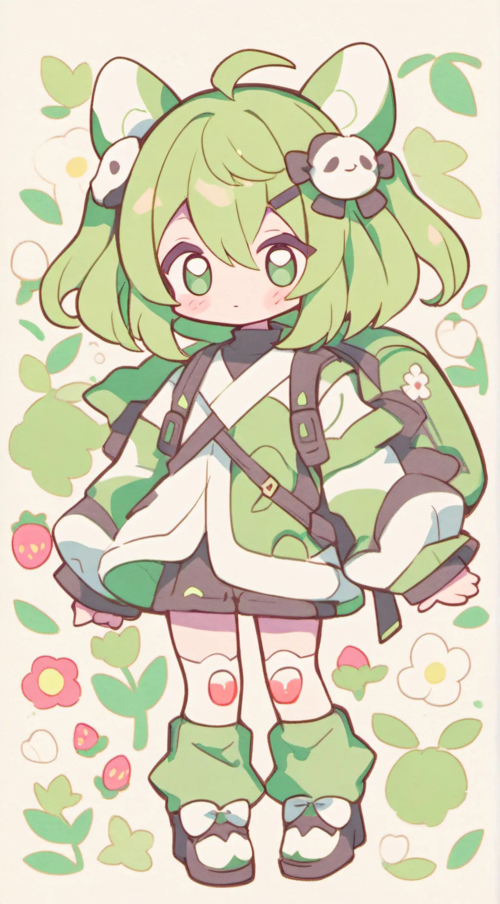 ai character: mha back background