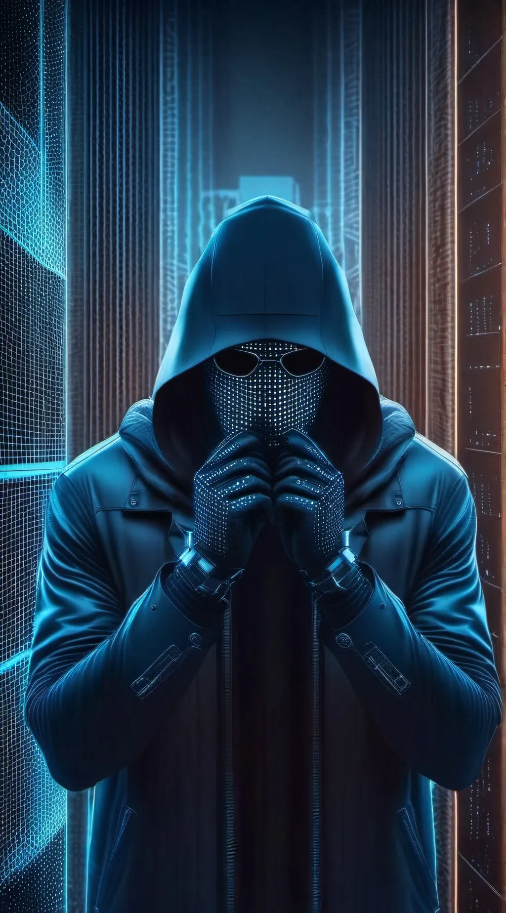 ai character: Hacker background