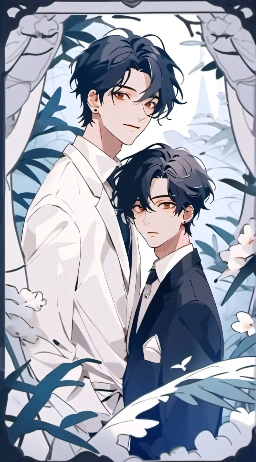 ai character: ash  and jay background