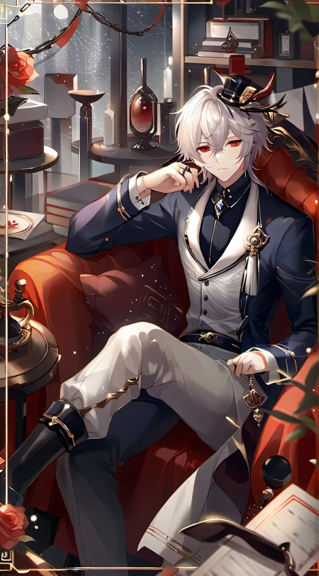 ai character: enzo background