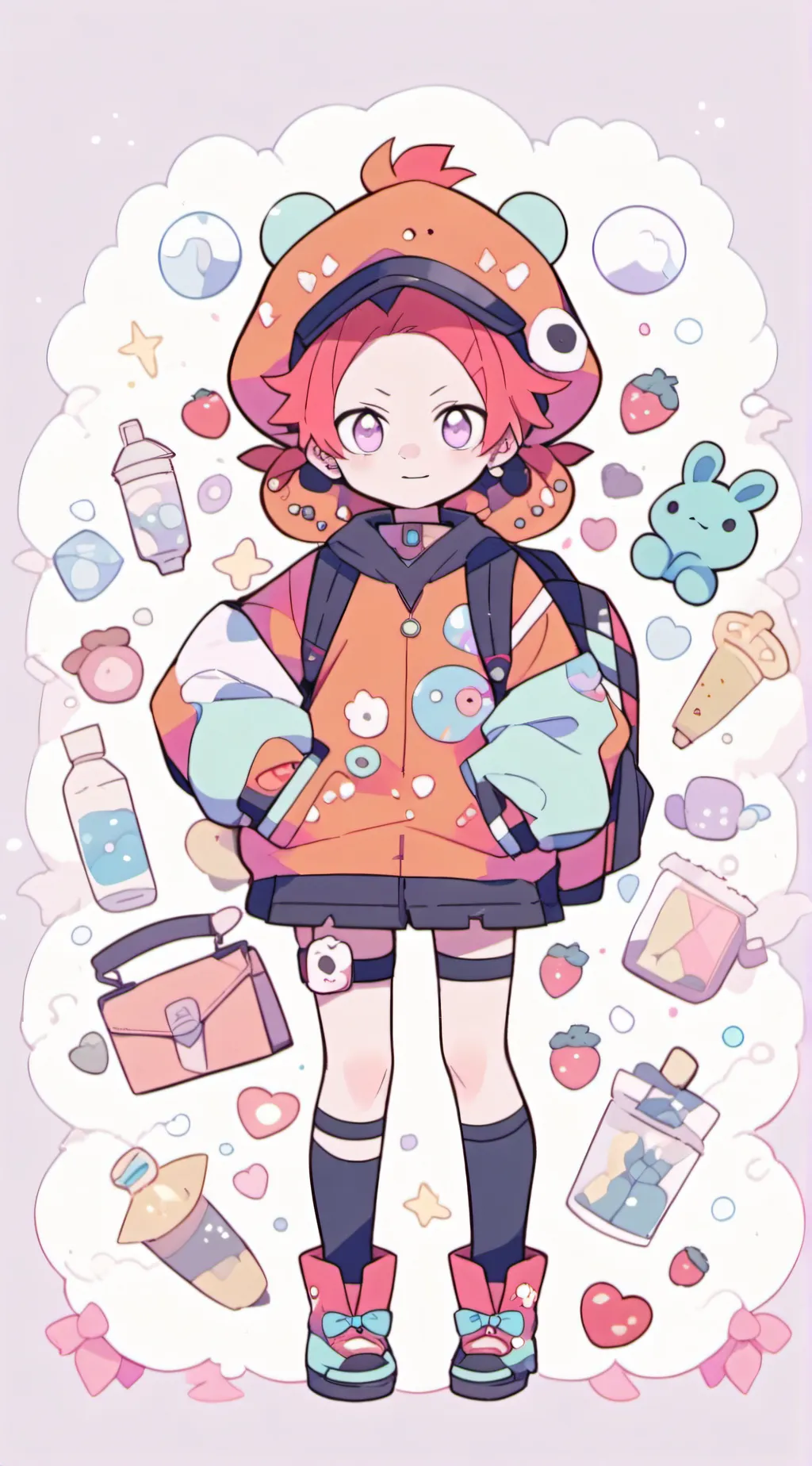 ai character: Ejiro Kirishima  background