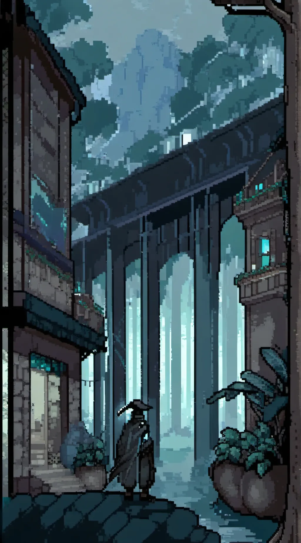ai character: Hogwarts  background