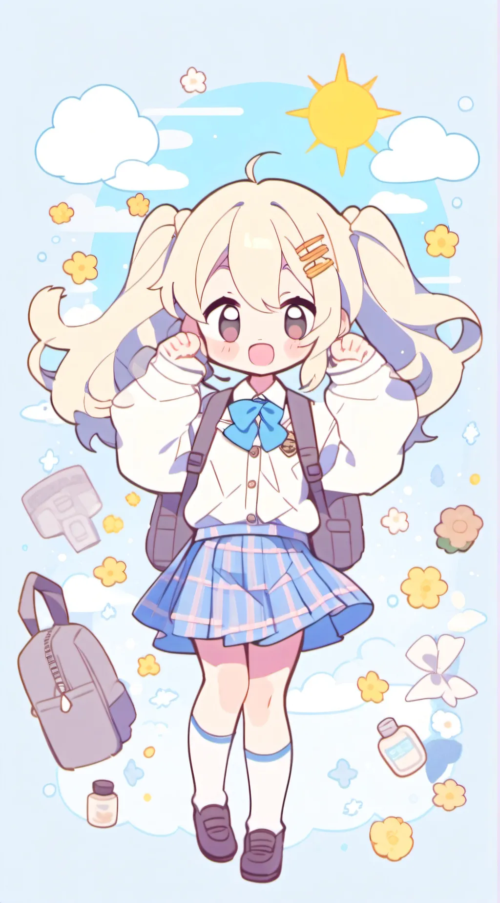 ai character: Lil Kindergartene  background