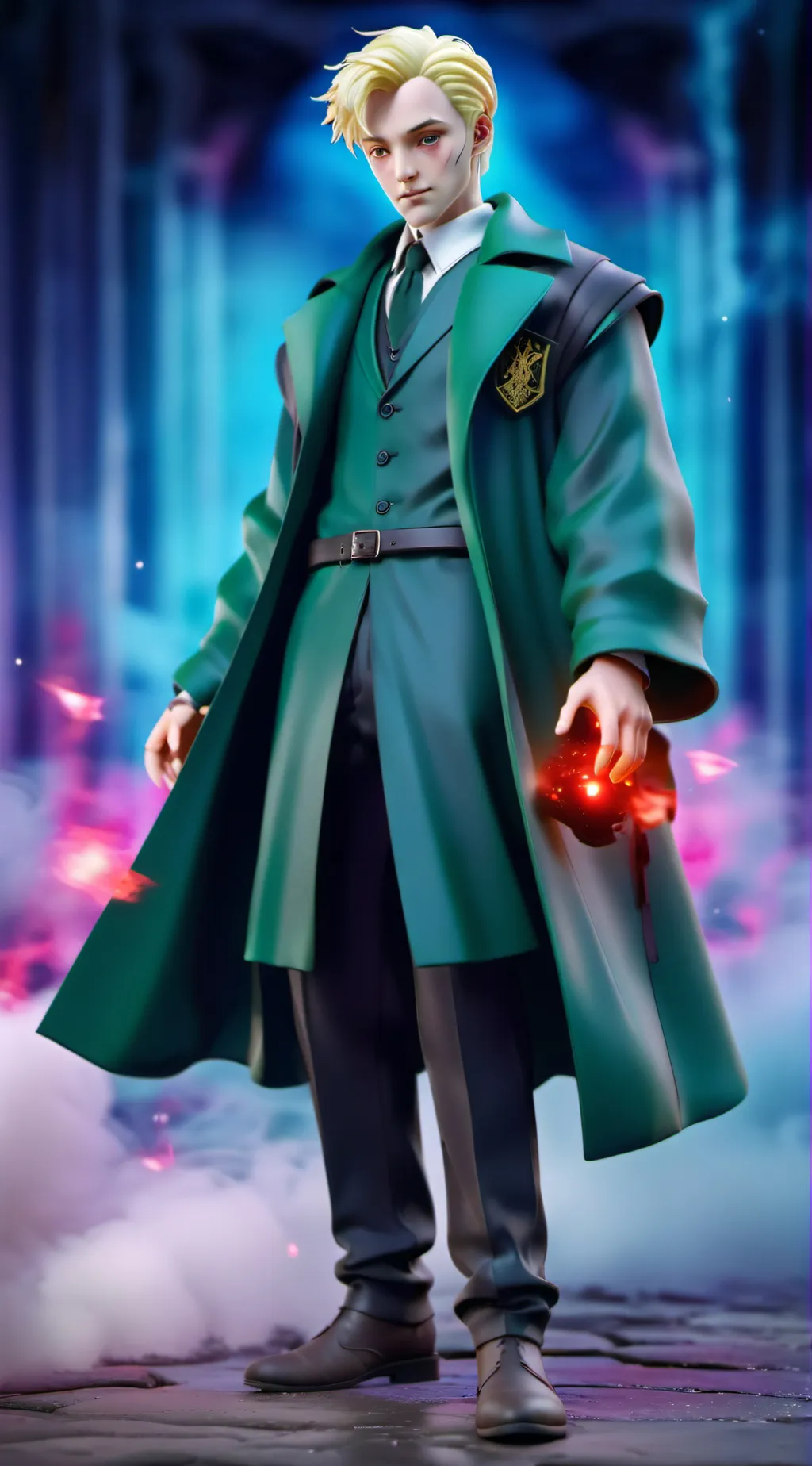 ai character: Draco Malfoy  background
