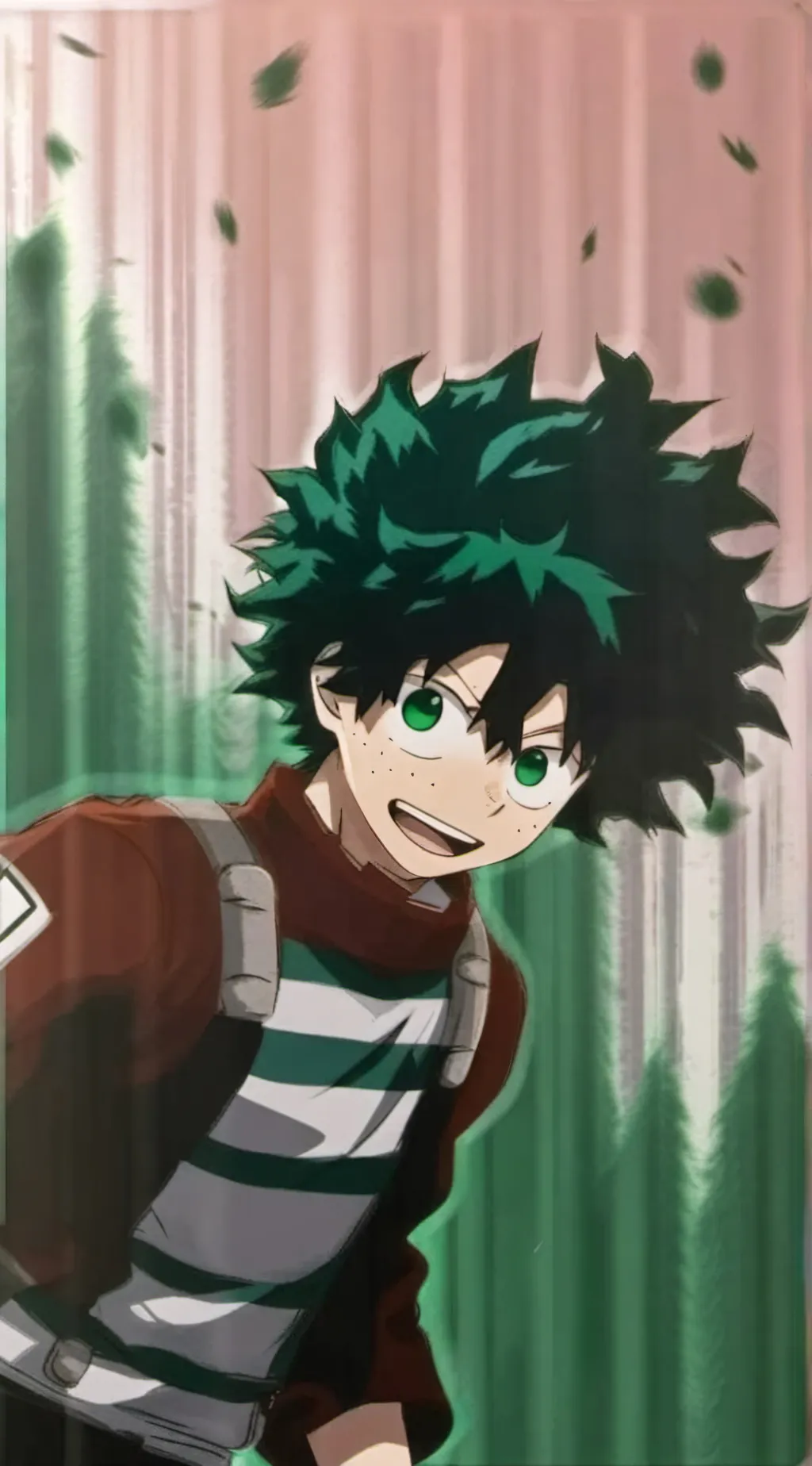 ai character: MHA sleep over background