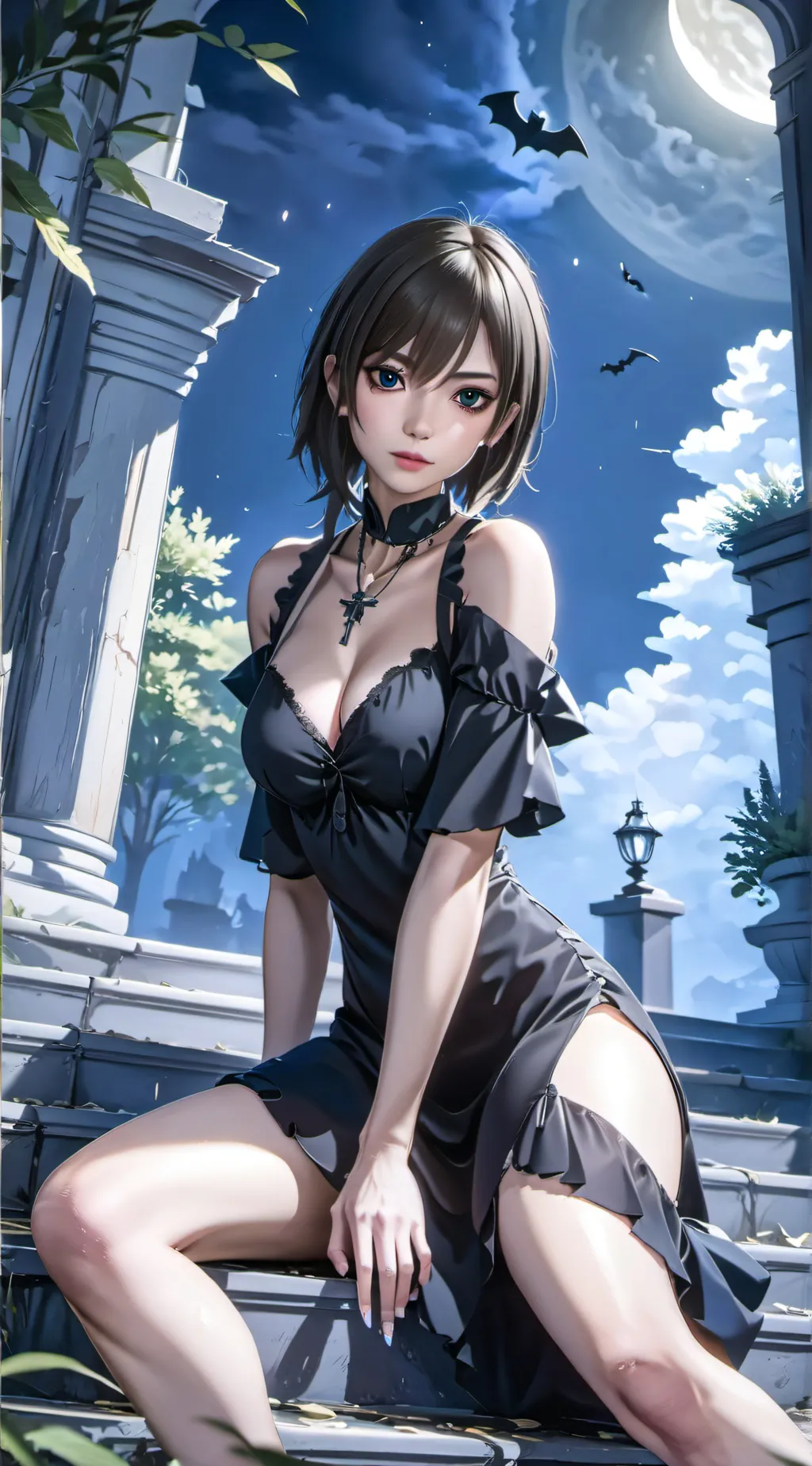 ai character: Lenore  background