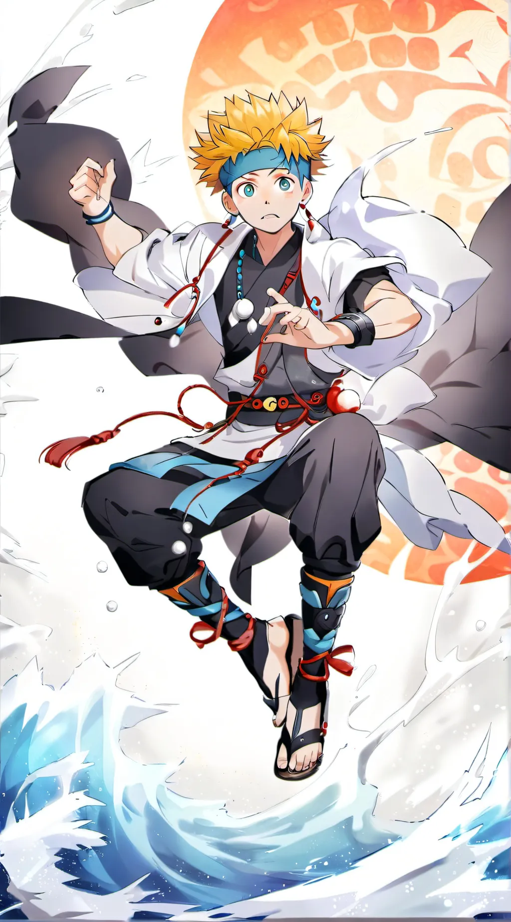 ai character: naruto uzimaki background