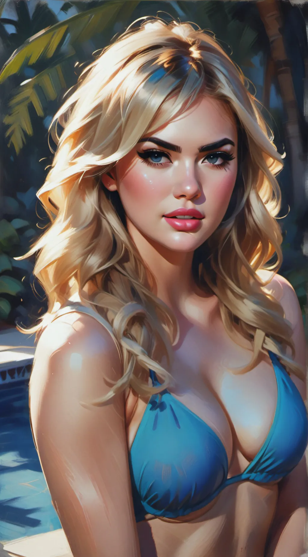 ai character: Kate Upton background
