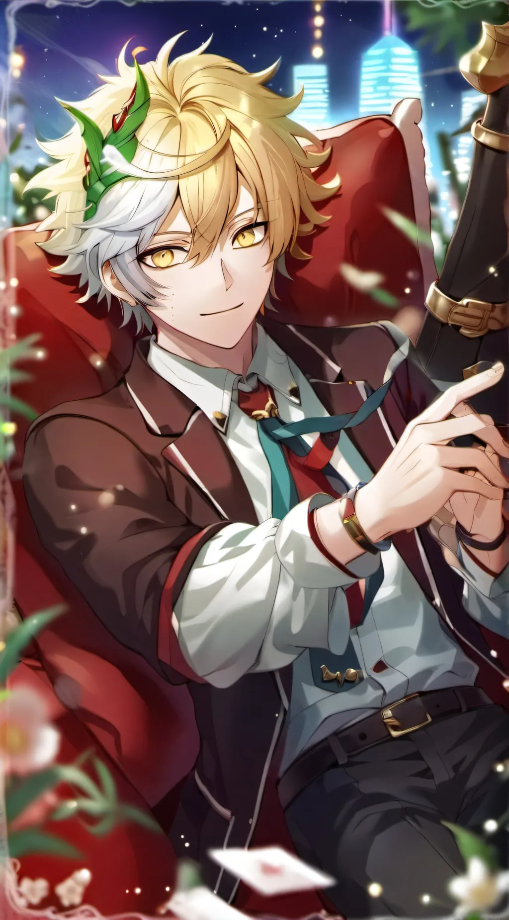 ai character:  Bakugo  background