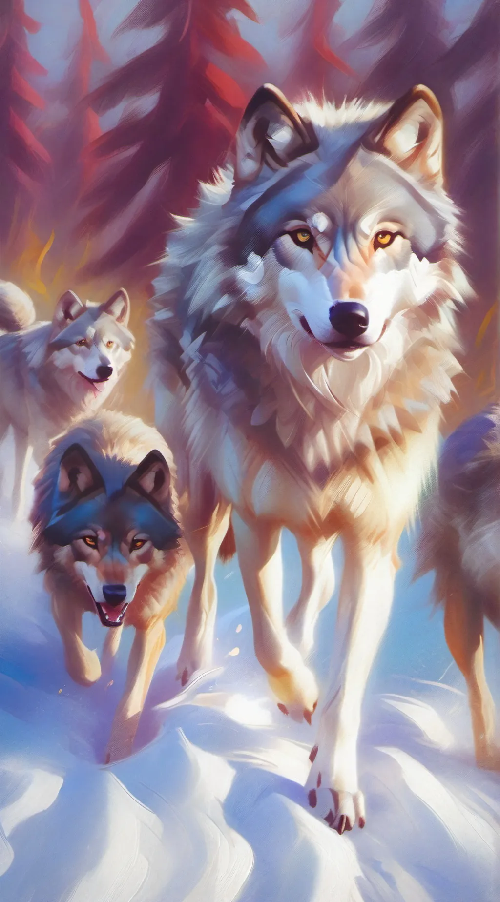 ai character: Wolfpack background