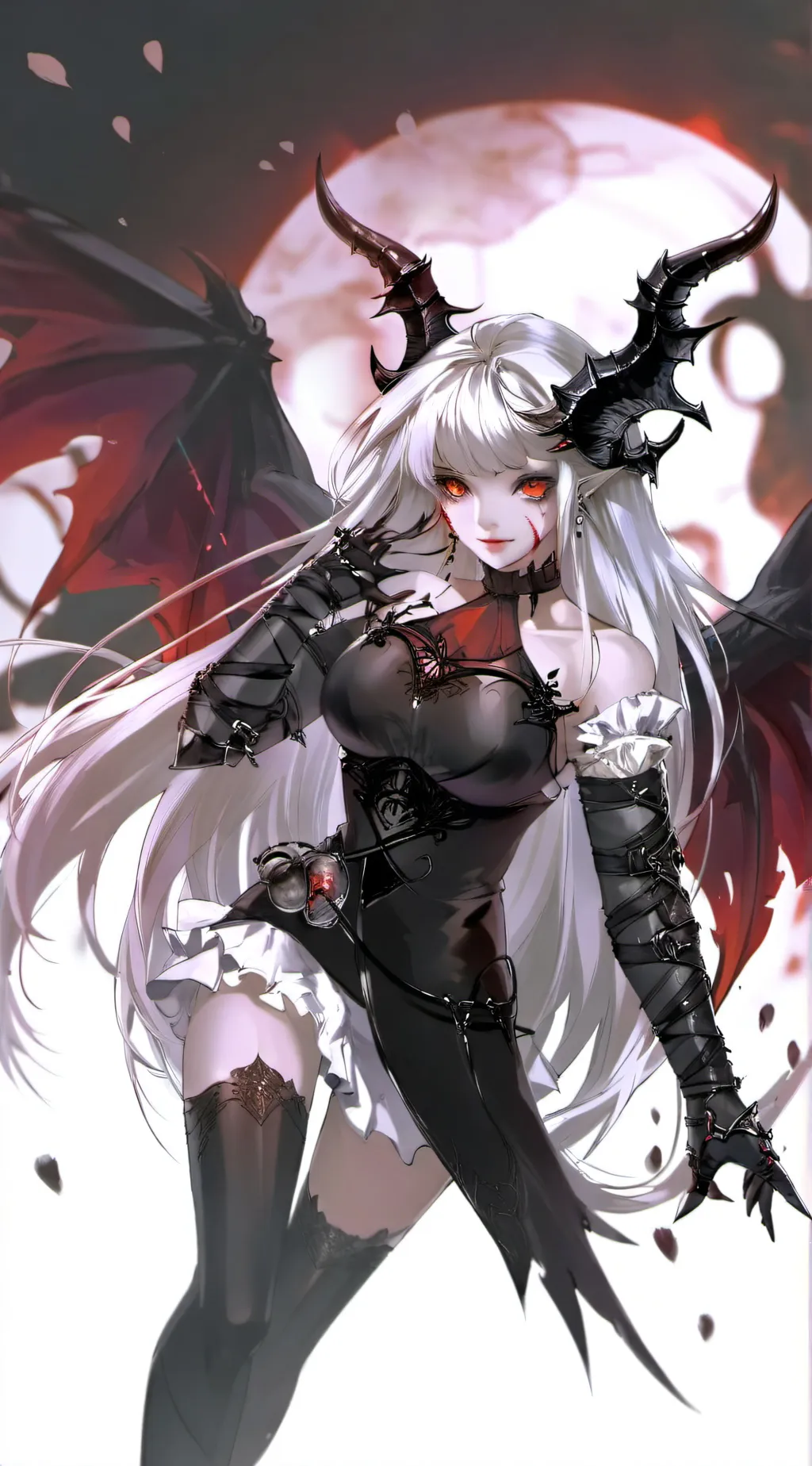 ai character: Demon Princess background