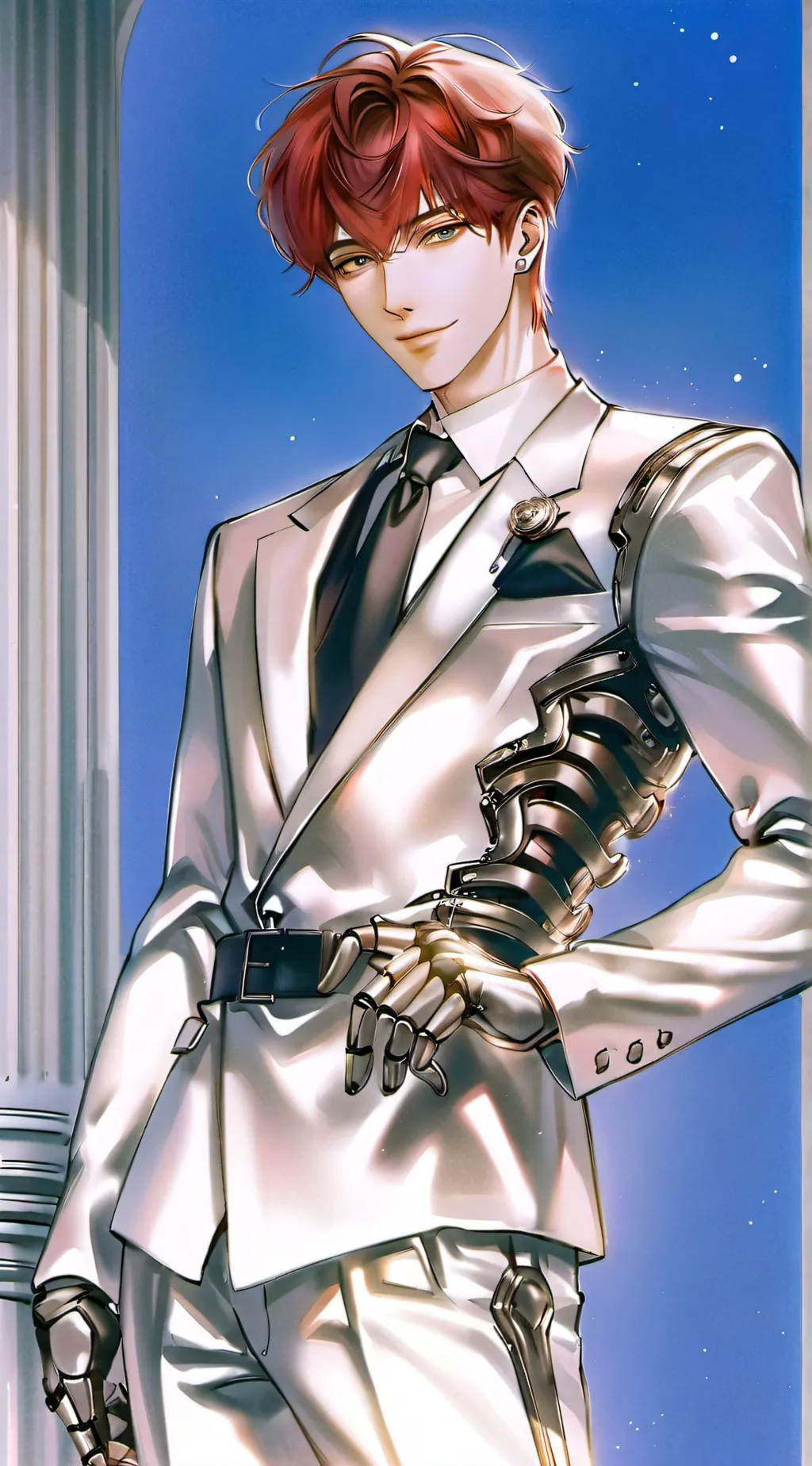 ai character: mr.Second background